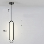 Modern minimalist LED pendant lamp – sleek design lamp for bedroom and living room