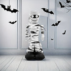 Halloween Cartoon Inflatable Mummy Decoration | Spooky Freestanding Prop