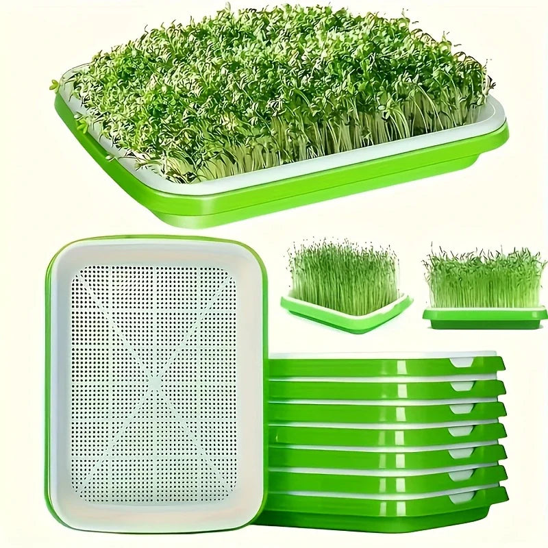 Germination trays with lid – Double-layer seed sowing tray for effective seed germination