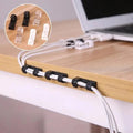 20-piece cable holder for stress-free organization and elegant spatial feel