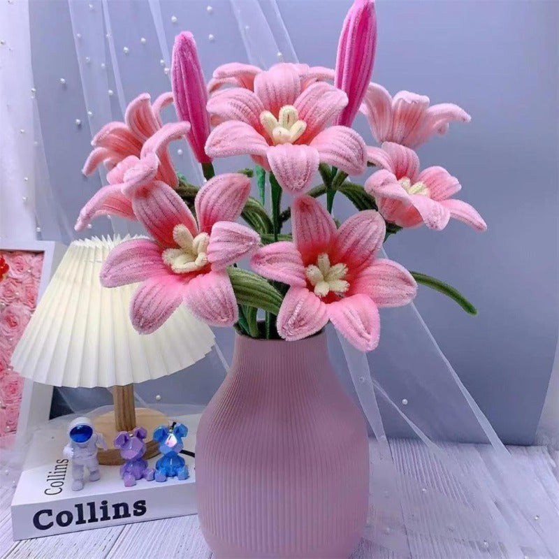 DIY Chenille Flower Kit