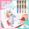 20 in 1 Stackable Dot Colored Pencils