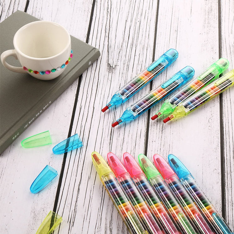 20 in 1 Stackable Dot Colored Pencils