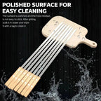 21 Inch Long Flat Stainless Steel Professional Grilling BBQ Skewer