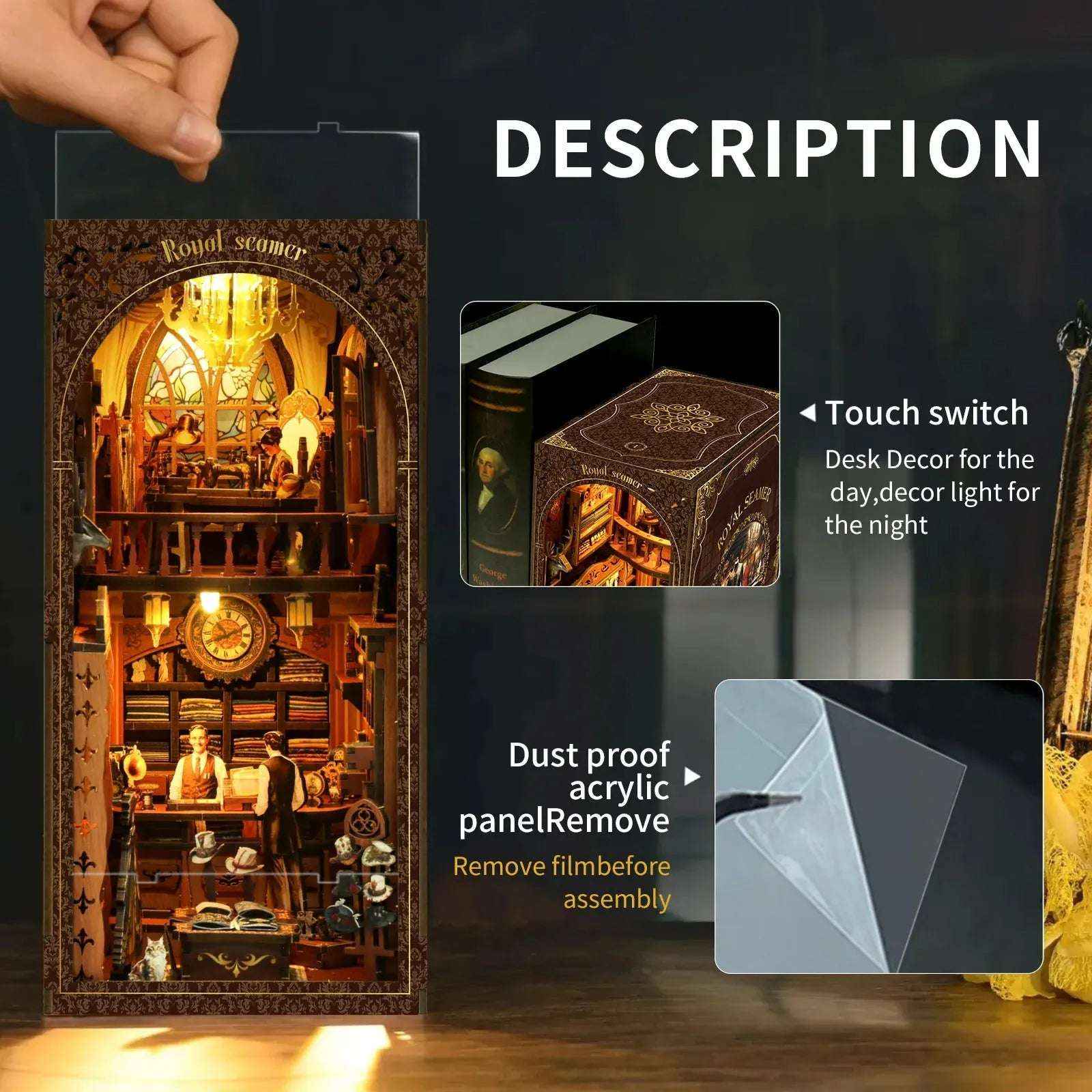 Royal Seamer DIY Book Nook Kit