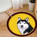 Shaded Animal Pattern Rug Multicolored Princess Rug Polypropylene Non-Slip Stain Resistant Washable Rug
