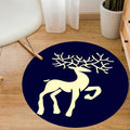 Aesthetics Animal Pattern Carpet Multifunctional Colorful Cartoon Carpet Polyester Machine Washable Non-Slip Back Pet-Friendly Carpet for Children's Room