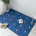 Multicolor Geometric Carpet Polyester Cartoon Rug Pet Friendly Non-Slip Stain Resistant Rug for Children's Room