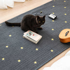 Simplicity Living Room Carpet Multicolored Geometric Print Carpet Cotton Easy Care Carpet