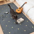 Simplicity Living Room Carpet Multicolored Geometric Print Carpet Cotton Easy Care Carpet
