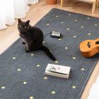 Simplicity Living Room Carpet Multicolored Geometric Print Carpet Cotton Easy Care Carpet