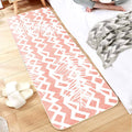 Multi-Color Scandinavian Rug Polyester Geometric Rug Non-Slip Stain Resistant Machine Washable Rug for Bedroom