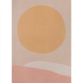 Soft Orange Nordic Carpet Polyester Geometric Rug Non-Slip Backing Pet-Friendly Washable Carpet for Home Decoration