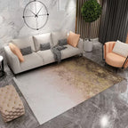 Contemporary Abstract Pattern Carpet Multicolor Polypropylene Carpet Non-Slip Pet Friendly Stain Resistant Carpet for Large Room