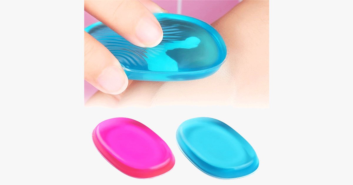 Silicone-Makeup-Applicator-Set of 3 - Mixes makeup effortlessly without absorbing the product