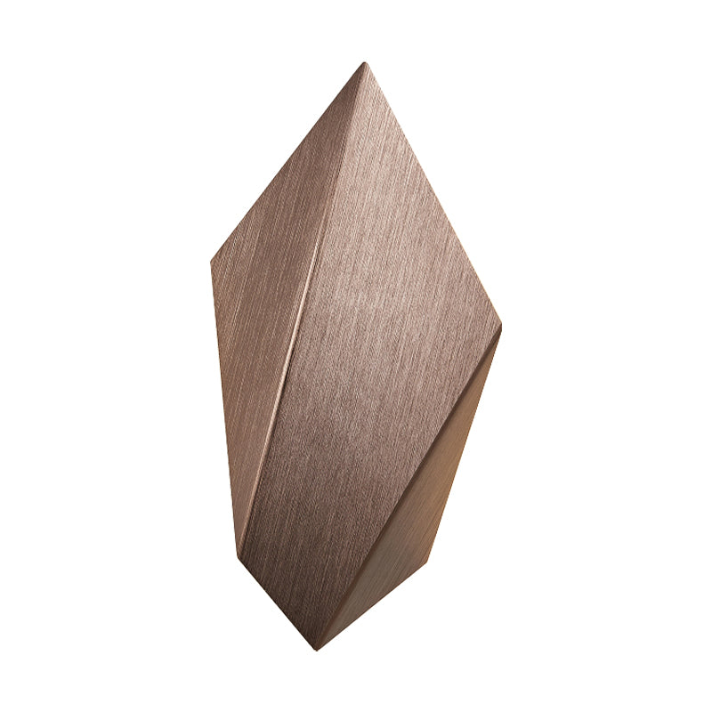 Metallic geometric wall-mounted light postmodern 1 light black/gray/white wall lamp fixture