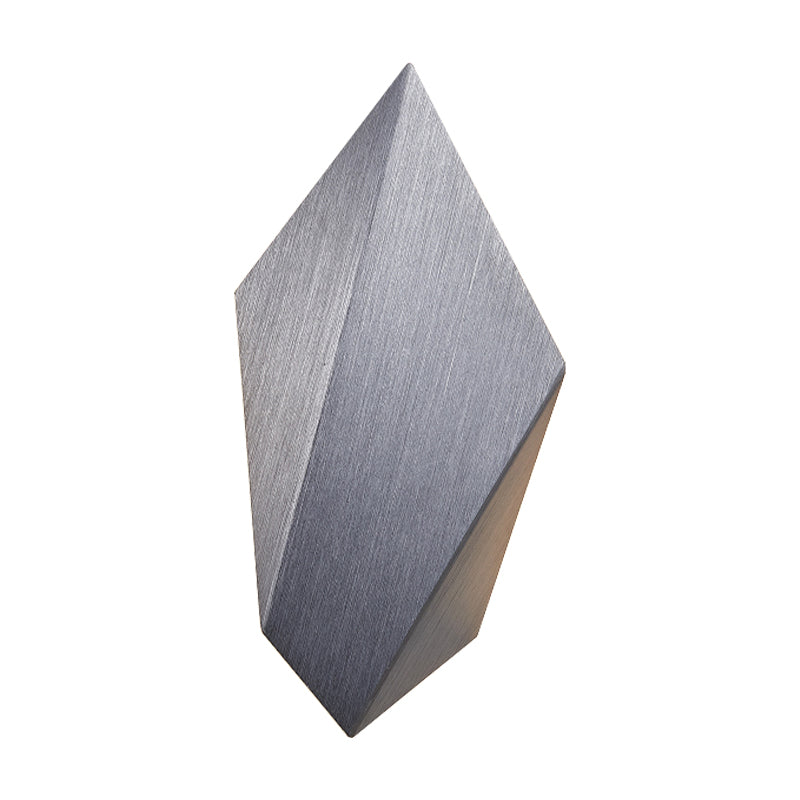 Metallic geometric wall-mounted light postmodern 1 light black/gray/white wall lamp fixture