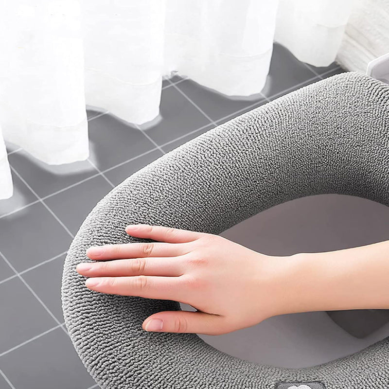 WarmCush - Toilet seat cover for immediate warmth and comfort