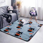 Classic Fairy Tale Pattern Rug Multicolored Modern Rug Polypropylene Non-Slip Backing Washable Pet-Friendly Area Rug for the Living Room