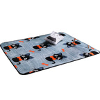 Classic Fairy Tale Pattern Rug Multicolored Modern Rug Polypropylene Non-Slip Backing Washable Pet-Friendly Area Rug for the Living Room