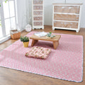 Aesthetics Botanic Carpet Multi-Color Nordic Carpet Cotton Machine Wash Padded Quilt Carpet