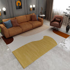 Contemporary Abstract Pattern Carpet Multicolor Polypropylene Carpet Non-Slip Pet Friendly Stain Resistant Carpet for Large Room