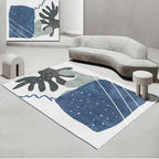 Contemporary Abstract Pattern Carpet Multicolor Polypropylene Carpet Non-Slip Pet Friendly Stain Resistant Carpet for Large Room