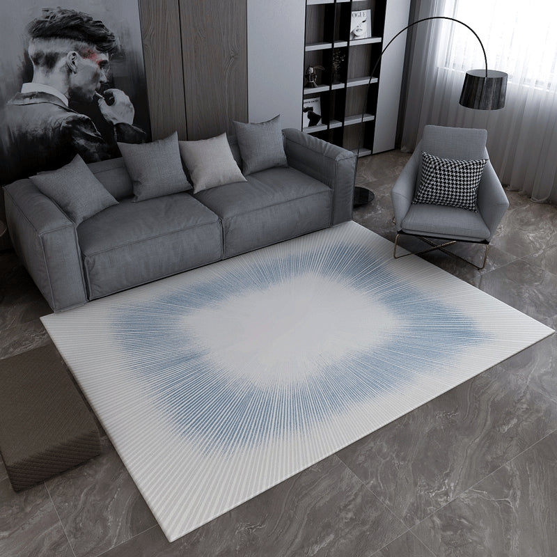 Contemporary Abstract Pattern Carpet Multicolor Polypropylene Carpet Non-Slip Pet Friendly Stain Resistant Carpet for Large Room