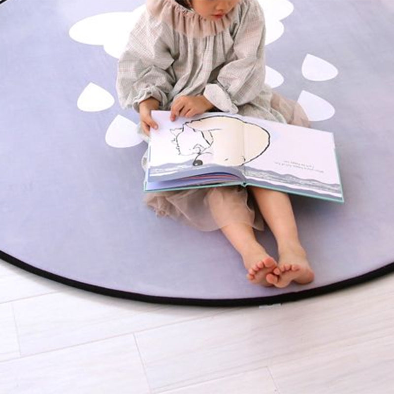 Unique Multicolored Kids Style Carpet Cotton Pattern Carpet Pet-Friendly Carpet for Playroom