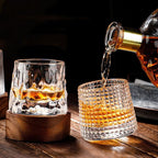Spinning Japanese Edo Whiskey Glass Set