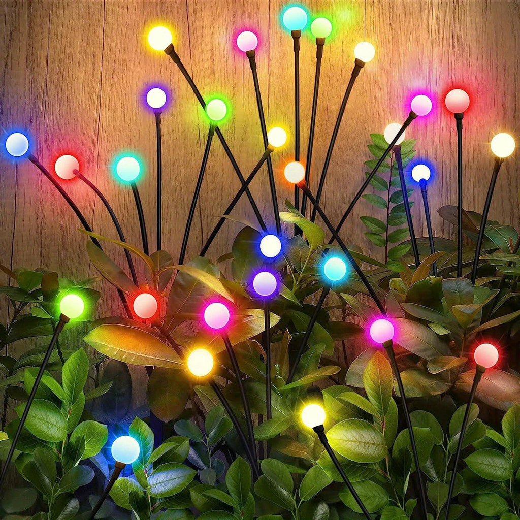 LED Solar Garden Light with Flexible Light Balls – Waterproof Decorative Light for Beds and Paths