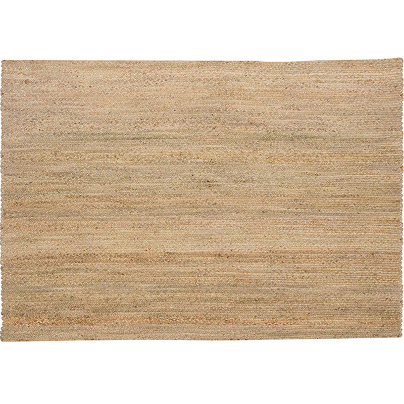 Multi-Color Living Room Rug Rustic Solid Color Carpet Natural Jute Pet Friendly Washable Non-Slip Mat Rug