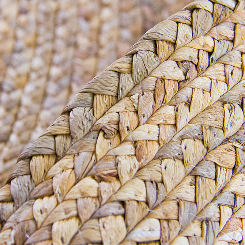 Multi-Color Living Room Rug Rustic Solid Color Carpet Natural Jute Pet Friendly Washable Non-Slip Mat Rug