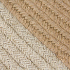 Milieu Simple Carpet Multi Colored Lodge Rug Jute Pet Friendly Woven Carpet for Room