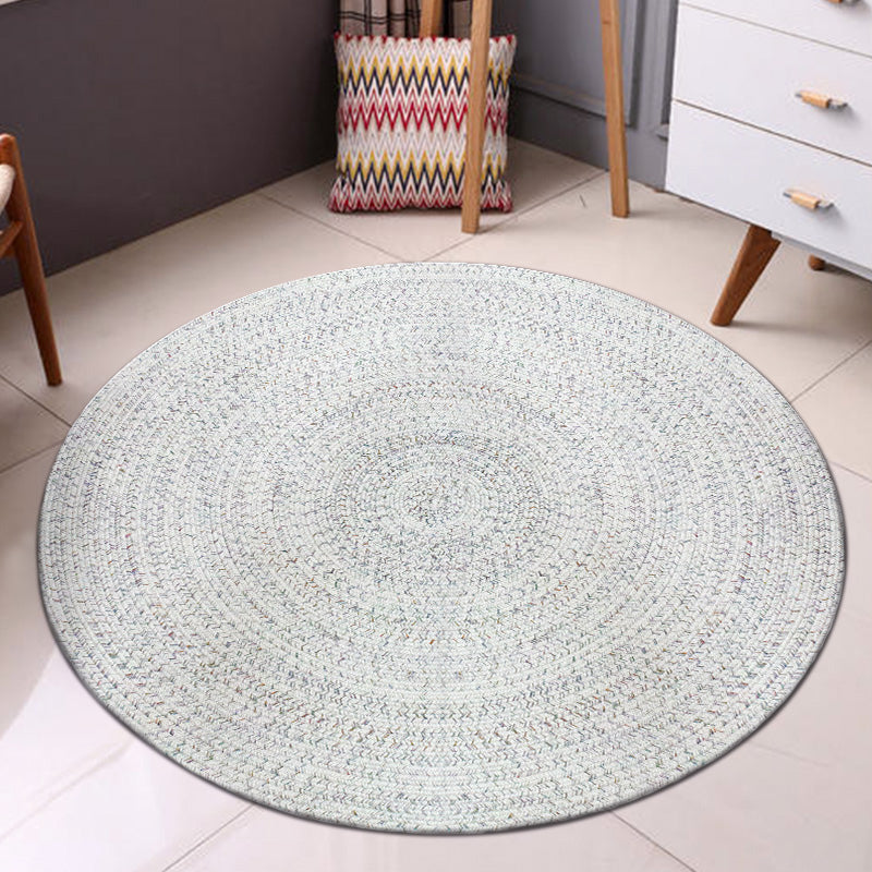 Stylish Multicolor Solid Carpet Polypropylene Cottage Carpet Stain Resistant Non-Slip Back Washable Carpet for Seating Area