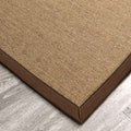 Multicolor Plain Mat Rug Sisal Woven Lodge Rug Non-Slip Backing Stain Resistant Machine Washable Area Carpet for Room