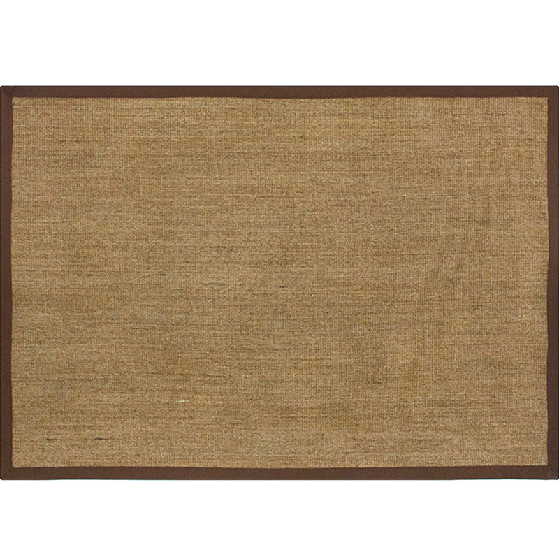 Multicolor Plain Mat Rug Sisal Woven Lodge Rug Non-Slip Backing Stain Resistant Machine Washable Area Carpet for Room
