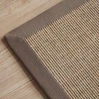 Brown Living Room Carpet Country Landscape Simple Carpet Sisal Non-slip Pet Friendly Washable Area Rug