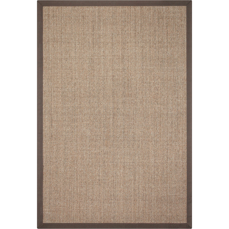 Brown Living Room Carpet Country Landscape Simple Carpet Sisal Non-slip Pet Friendly Washable Area Rug