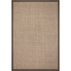 Brown Living Room Carpet Country Landscape Simple Carpet Sisal Non-slip Pet Friendly Washable Area Rug