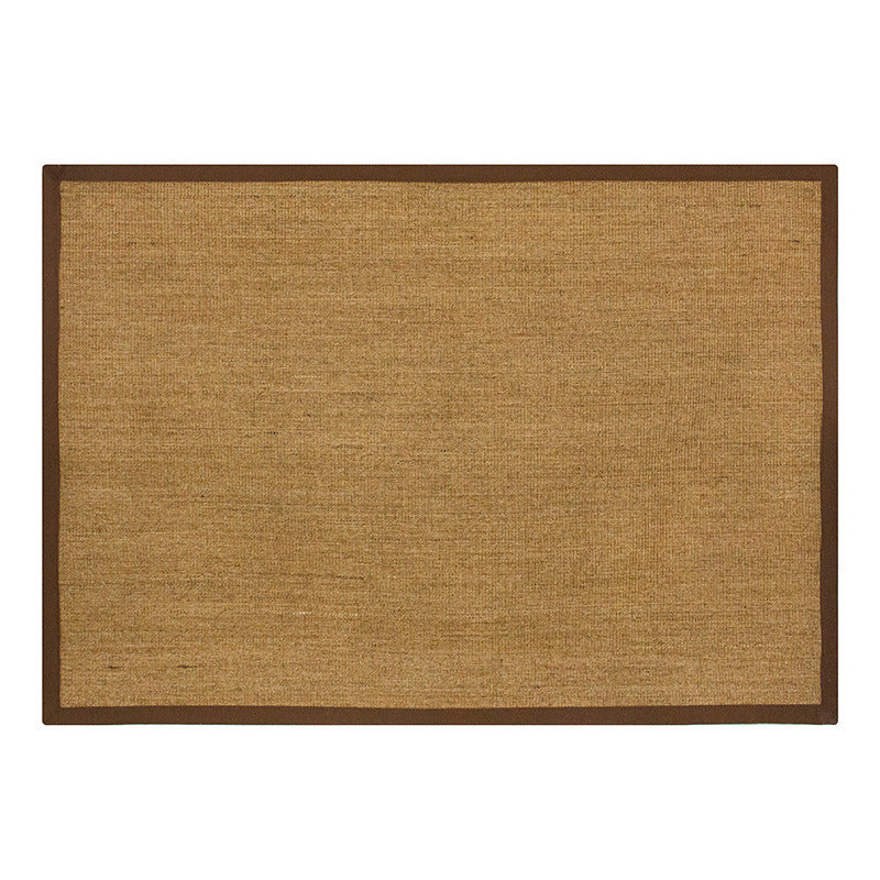 Japanese Style Rustic Carpet Multicolored Simple Carpet Washable Stain Resistant Non-Slip Underlay Carpet for Bedroom
