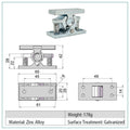 Solid Door Heavy Duty Drawer Latch