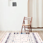 Moroccan Home Area Rug Multicolored Pattern Rug Polypropylene Pet-Friendly Machine Washable Rug