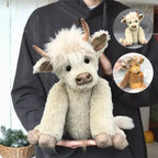 Highland Cow Ornament with Floral Headpiece
