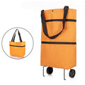 Foldable green shopping bag