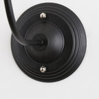 Metal Cylinder/Hexagonal Engaged Wall Lamp Farm 1 Lamp Restaurant Wall Mount Fixture in Black