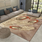 Multicolor Asia Indoor Rug Synthetic 3D Pattern Carpet Washable Stain Resistant Nonslip Underlay Rug for Large Room