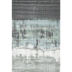 Cyberpunk Abstract Lines Print Rug Multi-Color Polypropylene Rug Stain Resistant Anti-Slip Pet Friendly Carpet for Home