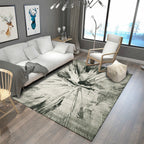 Steampunk Living Room Carpet Multicolored Rustic Surface Look Carpet Synthetic Stain Resistant Non-Slip Pet Friendly Indoor Carpet