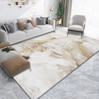 Postmodernism Abstract Area Rug Multi-Color Synthetic Rug Anti-Slip Washable Stain-Resistant Rug for Large Room